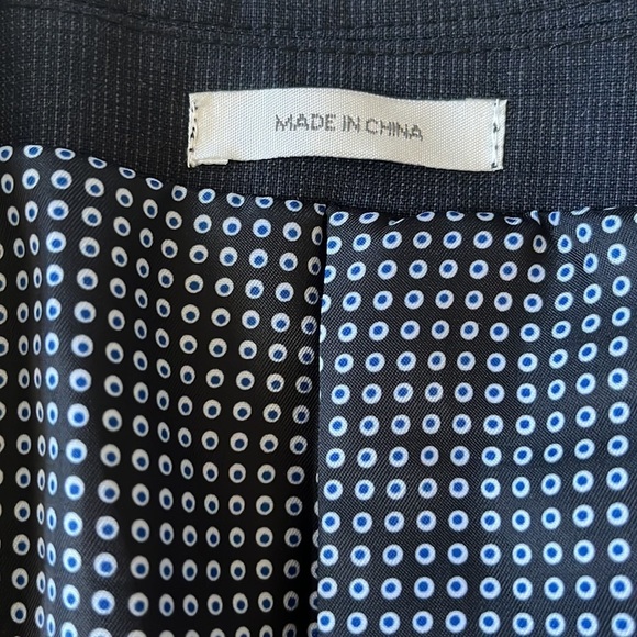 WD.NY Men’s Suit Jacket in Navy blue size 18 - Picture 4 of 14